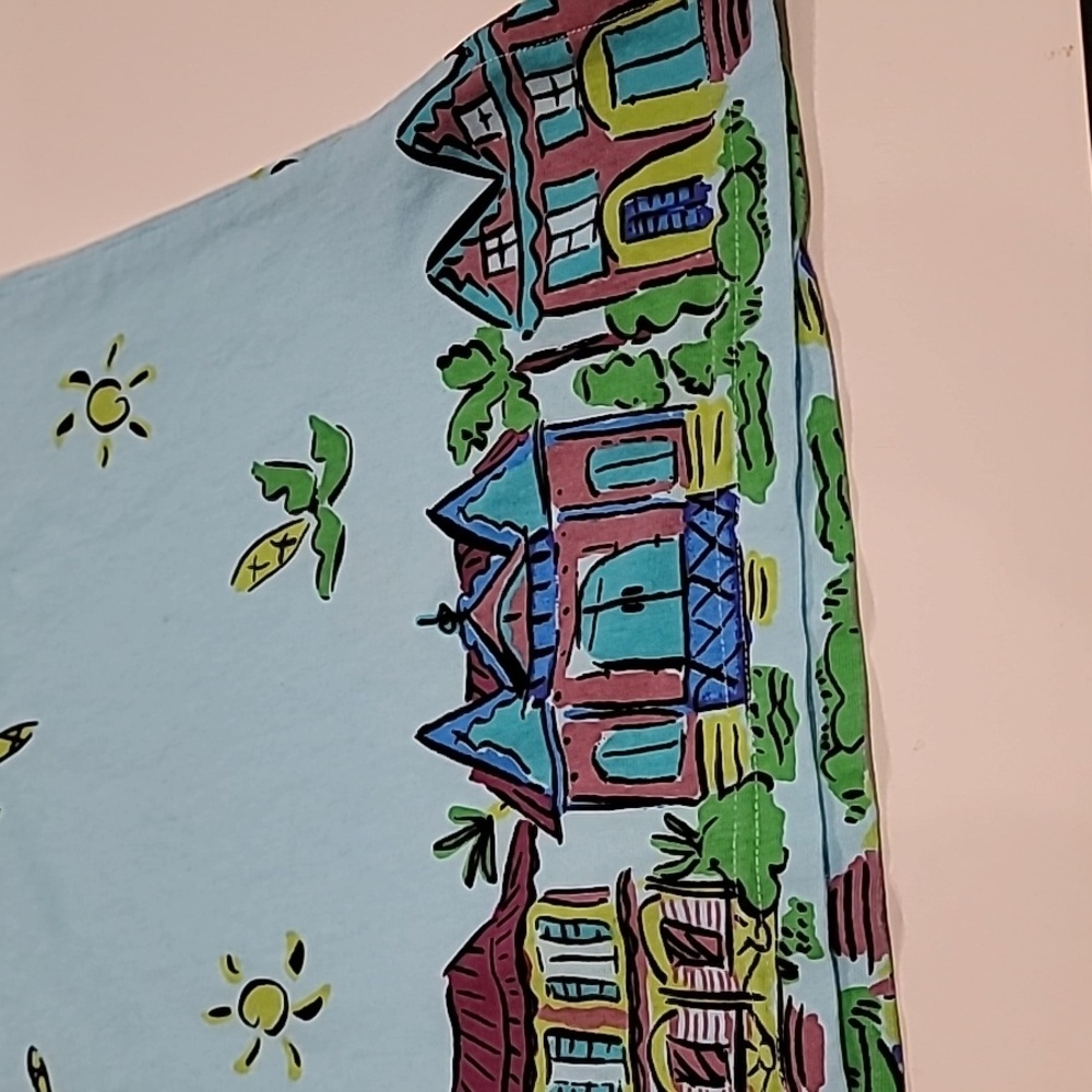 Sally Huss Artist Creation Key Life Tee Shirt Mint Green Large - Picture 7 of 10